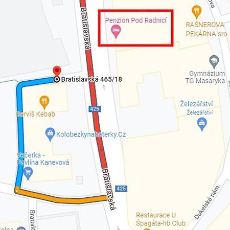 Penzion Pod Radnici Hustopece Luaran gambar